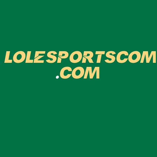 Logo da LOLESPORTSCOM